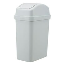 Trash Can under $5! Yannianjz 6L Step Trash Can, Automatic Open Close Bin, Kitchen Bathroom Waste Basket with Lid