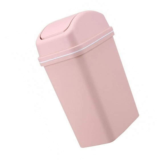 Trash Can with Swing Lid Sealed Large Waste Basket Garbage Bin for Kitchen, Bathroom, Desk Side Disposal