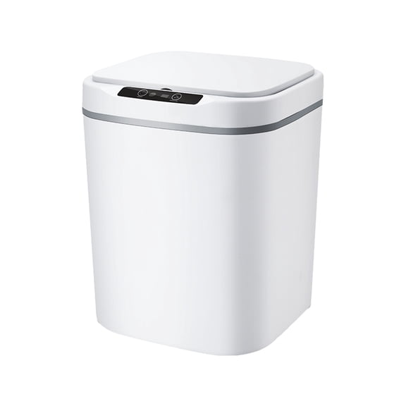 Trash Cans,Knock Induction Bin With Lid Induction Bin Can 15l -free Cans Can Infrared Kitchen Office Bedroom With Lid Car -free Cans Knock Cans Knock Induction Jinmie