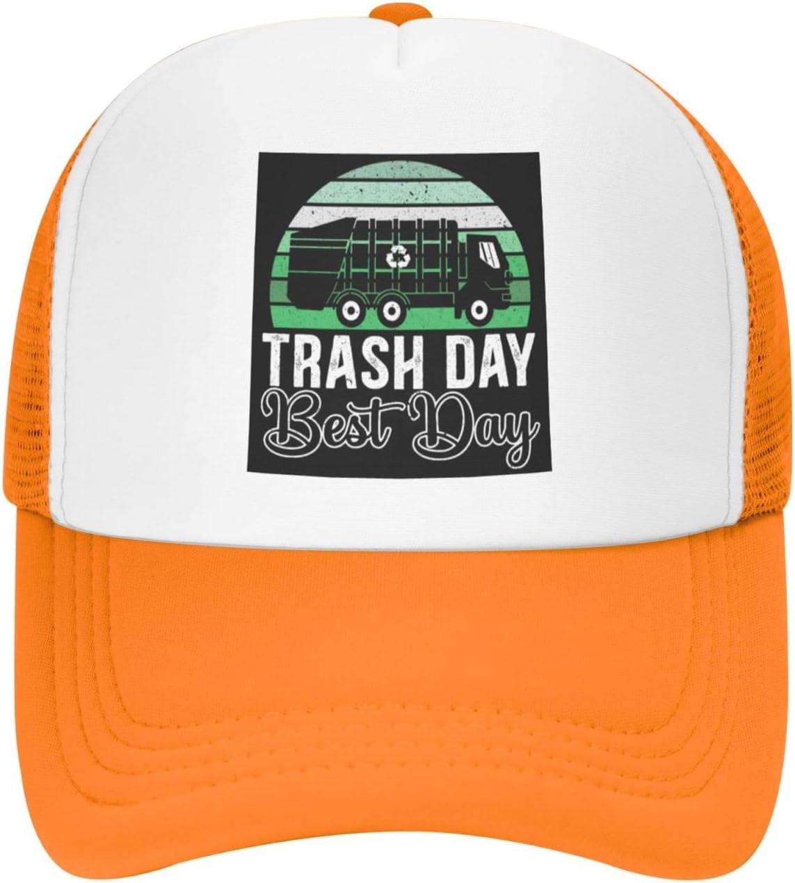 Trash Day Best Day Waste Management Garbage Truck Trucker Hat Beach