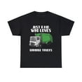thumbnail image 1 of Trash Day Just A Kid Who Loves Garbage Trucks T-shirt, 1 of 9