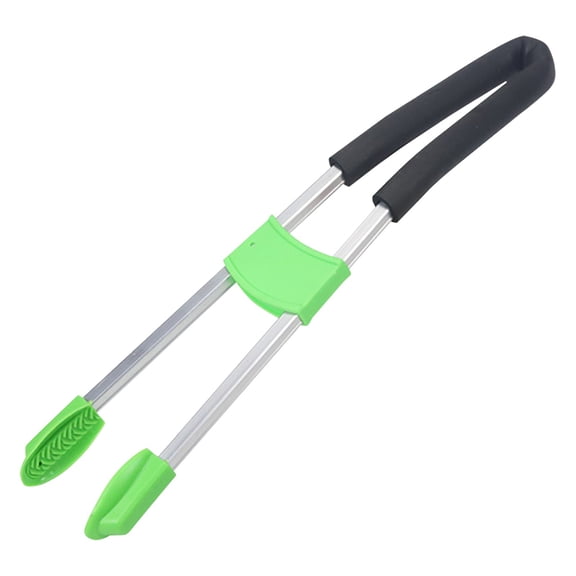 Trash Grabber, Heavy Duty Litter Picker Tool, Gutter Cleaner Tool with Long Handle, 3x19.7 Inch Metal Anti-Slip Rubbish Gripper, Trash Pickup Tool for Outdoor Garden Walkway Yard Gutter Cleanup