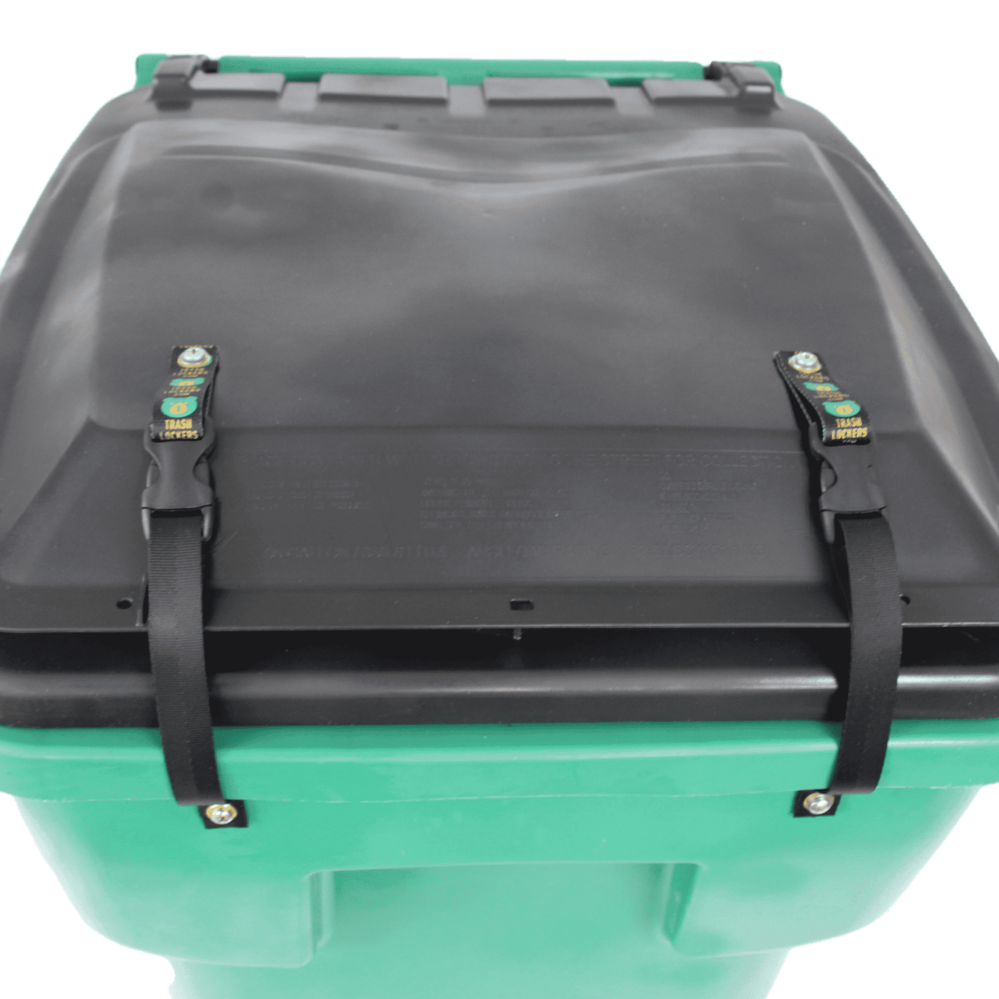 Trash Lock Original Two Strap Lid Lock, Secure and Durable