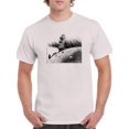 thumbnail image 1 of Trash Moais T-Shirt Men -Wilfred Hildonen Designs, Male Medium, 1 of 4