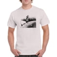thumbnail image 1 of Trash Moais T-Shirt Men -Wilfred Hildonen Designs, Male XX-Large, 1 of 4