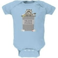 thumbnail image 1 of Trash Panda Raccoon Light Blue Soft Baby One Piece - 24 month, 1 of 1
