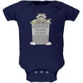 thumbnail image 1 of Trash Panda Raccoon Navy Soft Baby One Piece - 12 month, 1 of 1