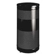 thumbnail image 1 of Trash Receptacle- Steel- 25 Gallon- 18in.x35-.50in.- Black, 1 of 1