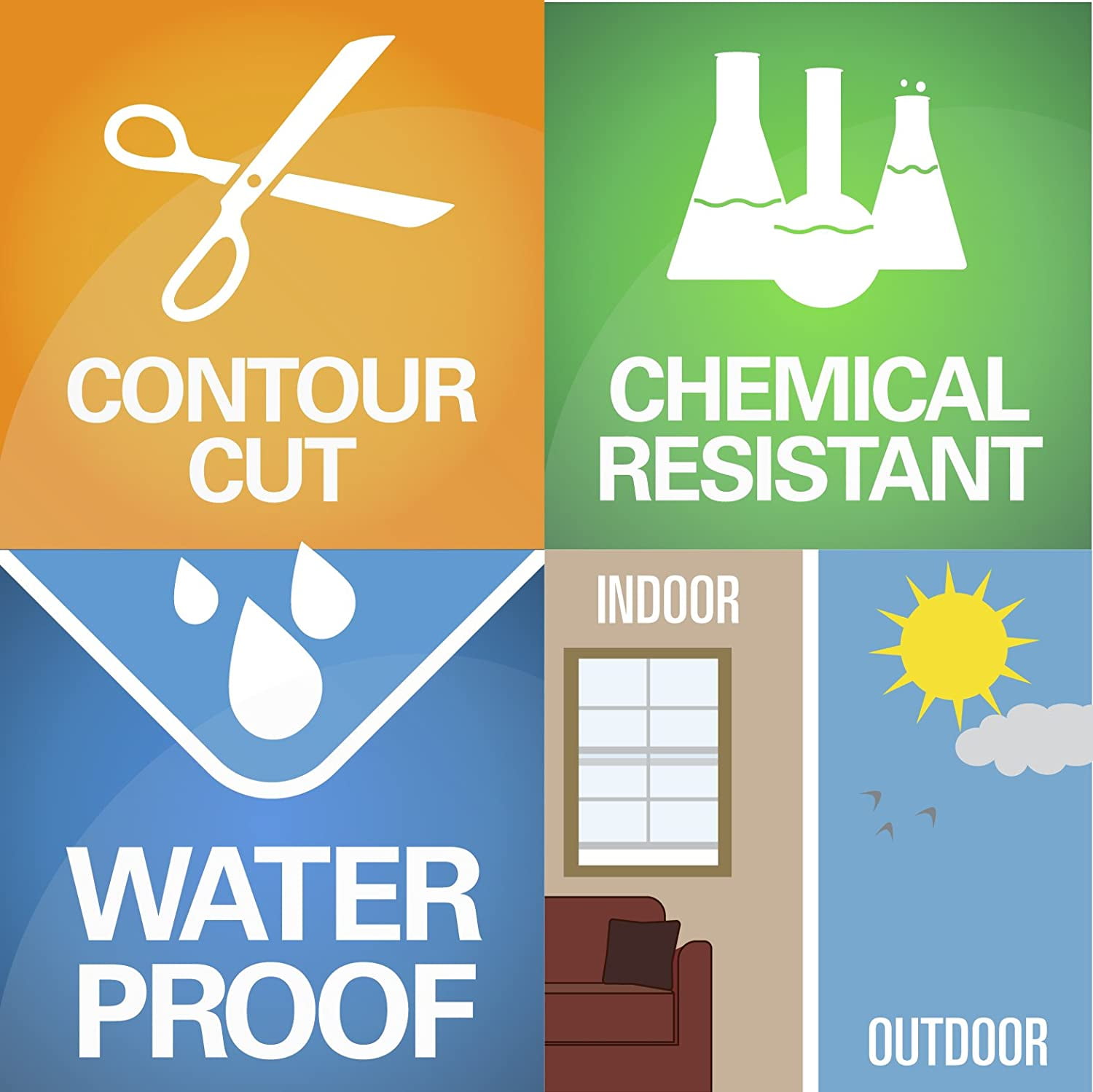 Trash Recycle and Compost for Kitchen Cans and Recycling Bins