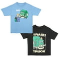 thumbnail image 1 of Trash Truck Boys 2-Pack Short Sleeve T-Shirt Set (Toddler & Little Boys), Sizes 2T–7, 1 of 9