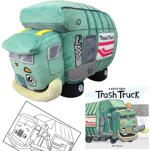 Trash Truck Gift Set Includes Board Book by Max Keane, Officially Licensed Plush Toy, and Coloring Page (New Adventures with The Joy of Friendship and Magic in Everyday Moments)