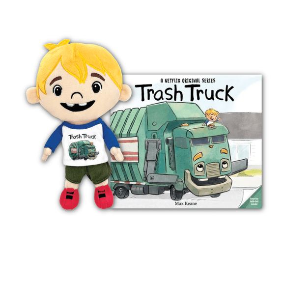 Trash Truck's Hank 9" Doll & Board Book Set