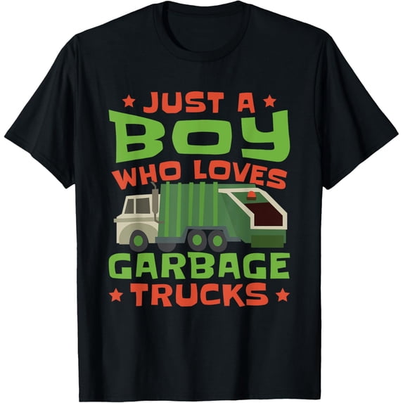 Trash Trucks Kids Garbage Truck Toddler T-Shirt