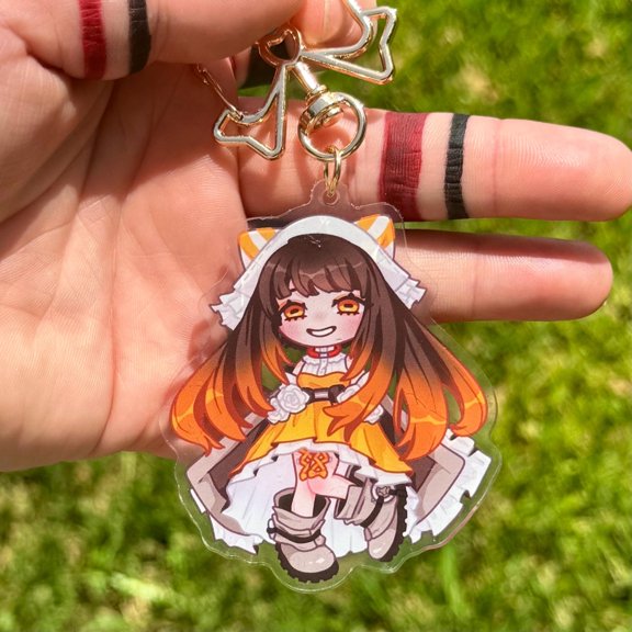 Trash-World Anime Character Keychain