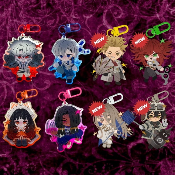 Trash World Manga Acrylic Charms Acrylic Keychain, random 1 pack