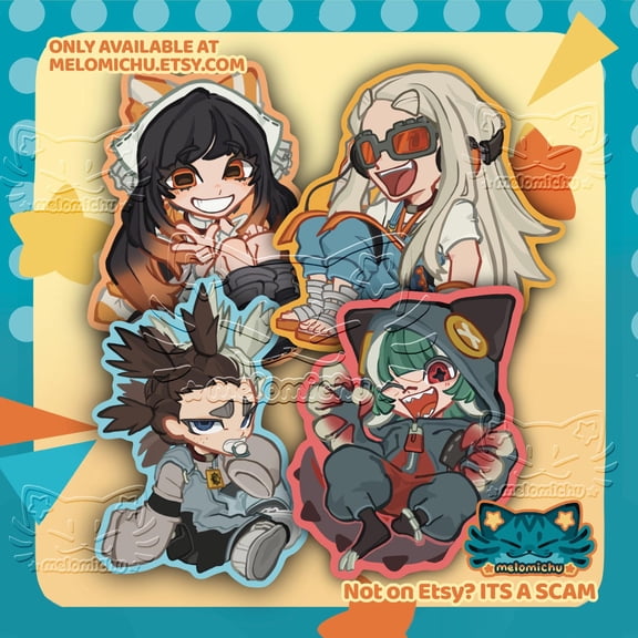Trash World Manga Characters keychains - Acrylic Keychain, random 1 pack