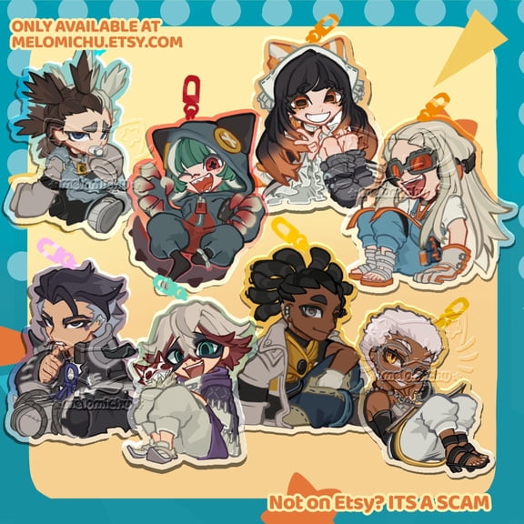 Trash World Manga Keychains- Acrylic Keychain, random 1 pack