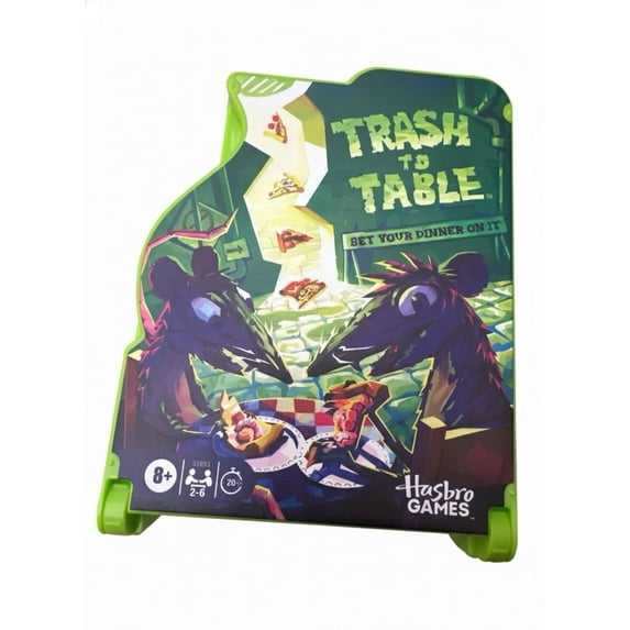 Trash to Table Party Game by Hasbro – Family Strategy Game, Ages 8+, 2–6 Players