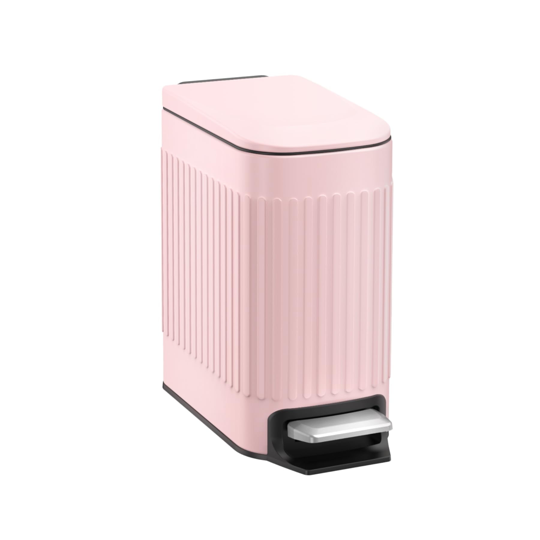Pink Bathroom Trash Can