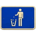 thumbnail image 1 of Trashcan Trash Garbage Sign, 1 of 1