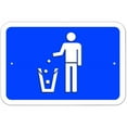thumbnail image 1 of Trashcan Trash Garbage Sign, 1 of 1