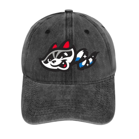Trashed Panda Charcoal Baseball Cap for Men Women, Adjustable Snapback Hats Cotton Hat