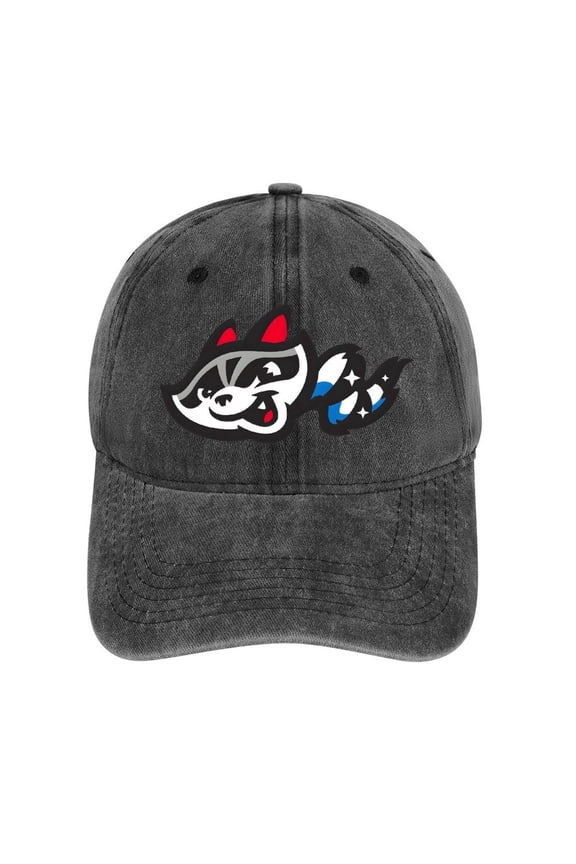 Trashed Panda Charcoal Baseball Cap for Men Women, Adjustable Snapback Hats Cotton Hat
