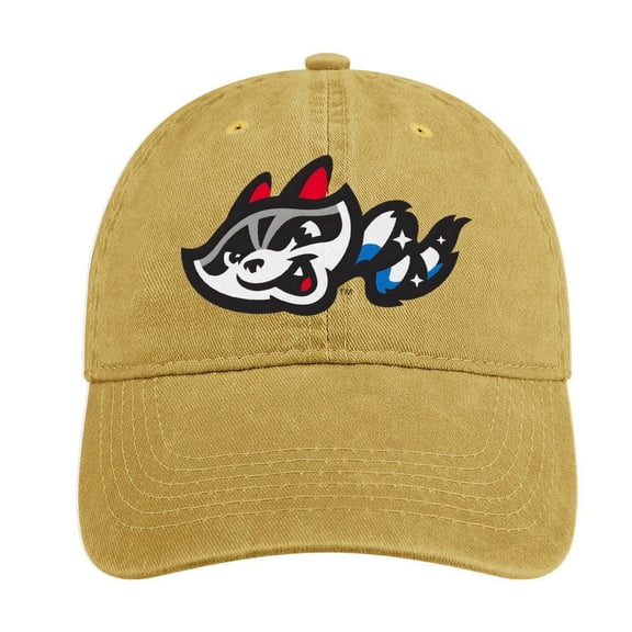 Trashed Panda Sand Colour Baseball Cap for Men Women, Adjustable Snapback Hats Cotton Hat