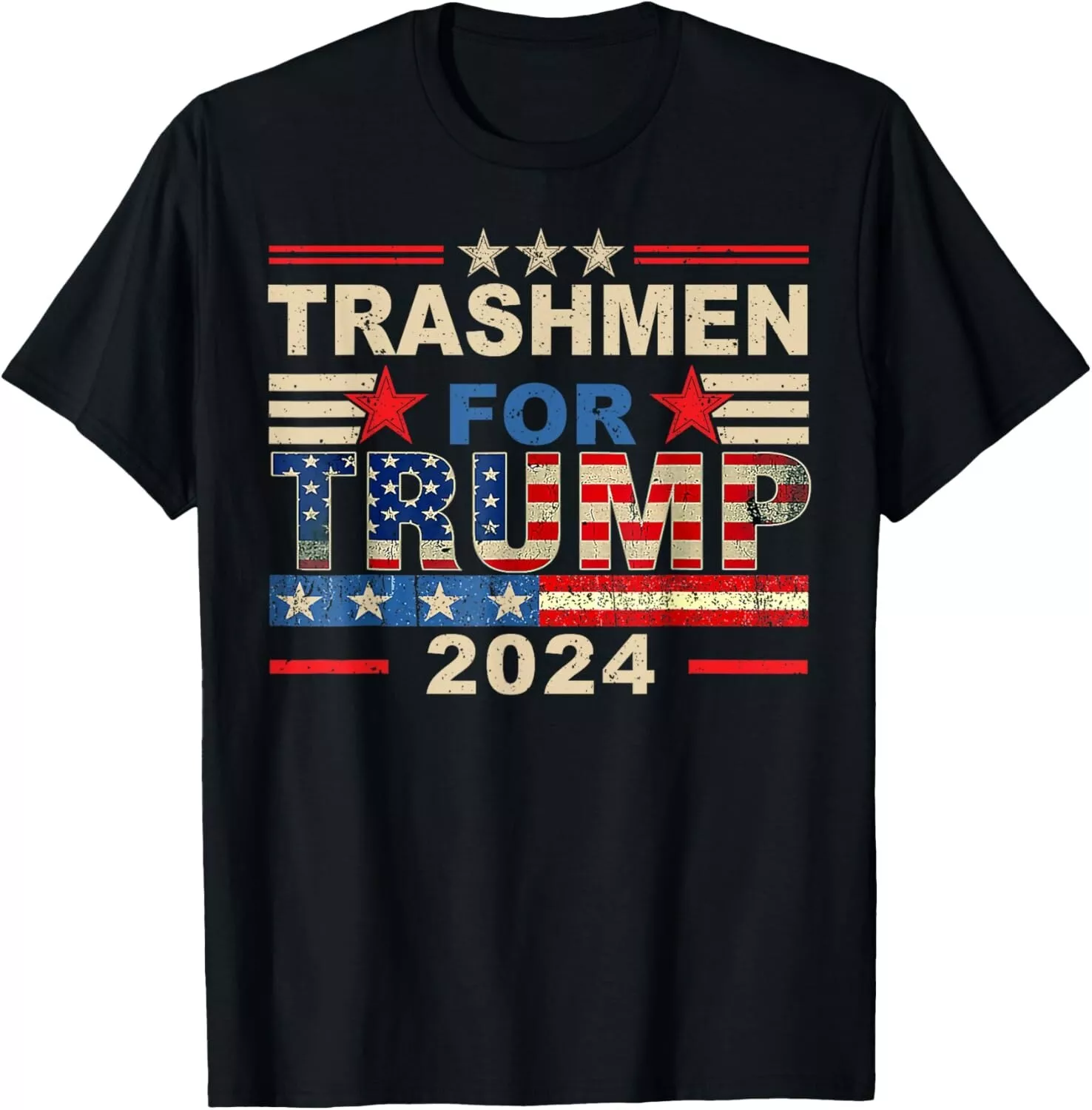 Trashmen for Trump 2024 Funny Election Garbageman Supporters Unisex T