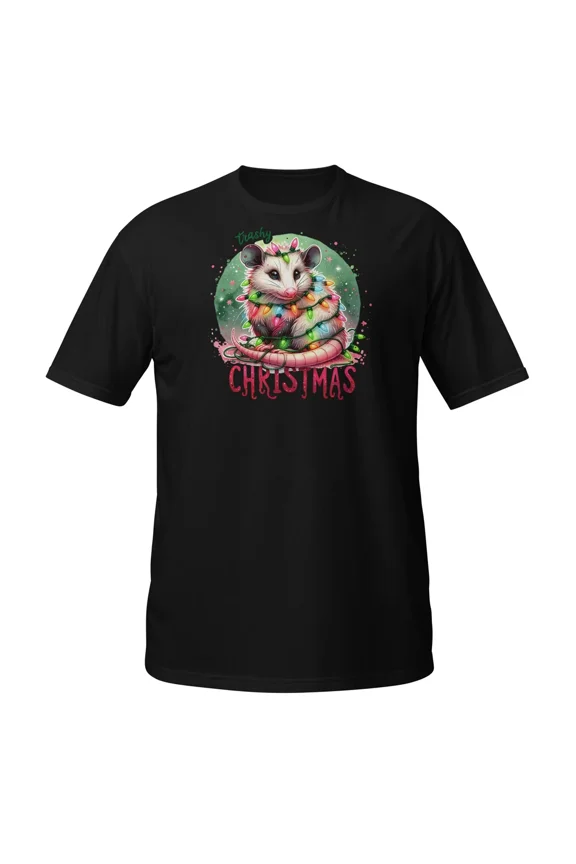 Trashy Holiday Masked Critter Shirt Funny Animal Tee Gift Idea Unisex T-Shirt, up to Size 5XL