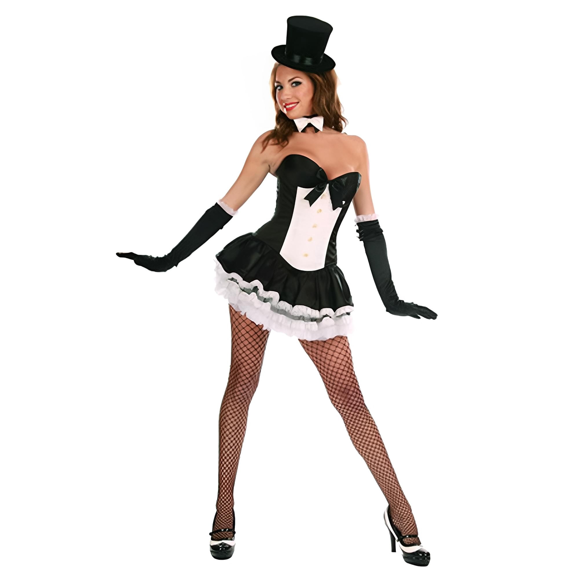 Trashy Tuxedo Dress . Adult Costume X-large Female