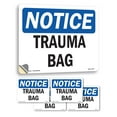thumbnail image 1 of Trauma Bag OSHA Notice Vinyl Decal Label 18 Inch x 12 Inch - 5 Pack, 1 of 6