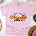 thumbnail image 1 of Trauma Nurse Graphic T-Shirt for Women Men | Funny Ghost Medical Tee, Light Pink, Size L, 1 of 6