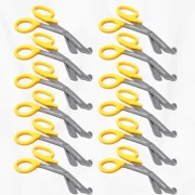 Trauma Shears 7.25" Emergency Shears, Stainless Steel Outdoor Camping Rescue Tools, Ideal for First Responders - Yellow Handle