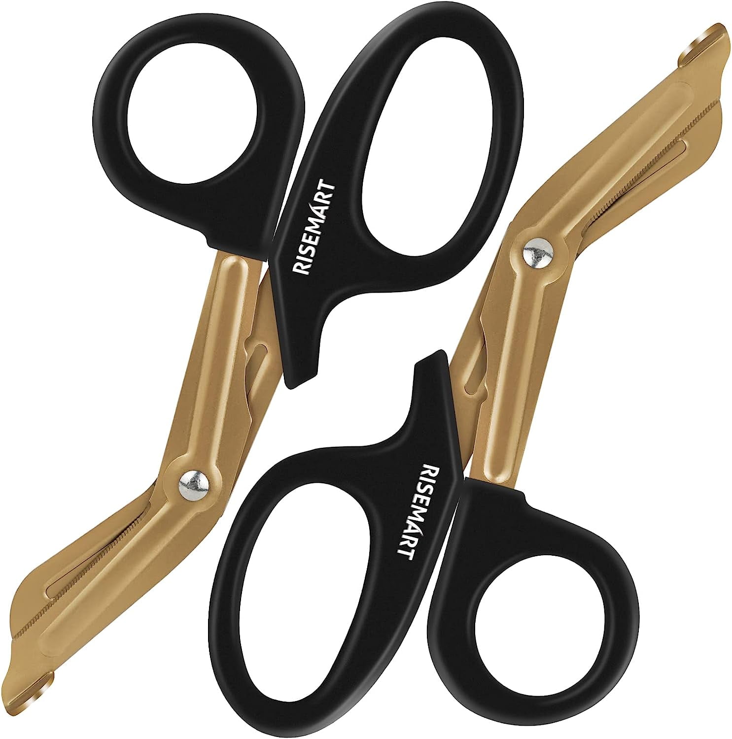 Trauma Shears Bandage Scissors for Nurses, 7.5" Fluoride Coated Non