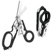Trauma scissors, 6-in-1 emergency response scissors with protective covers, outdoor camping rescue trauma scissors