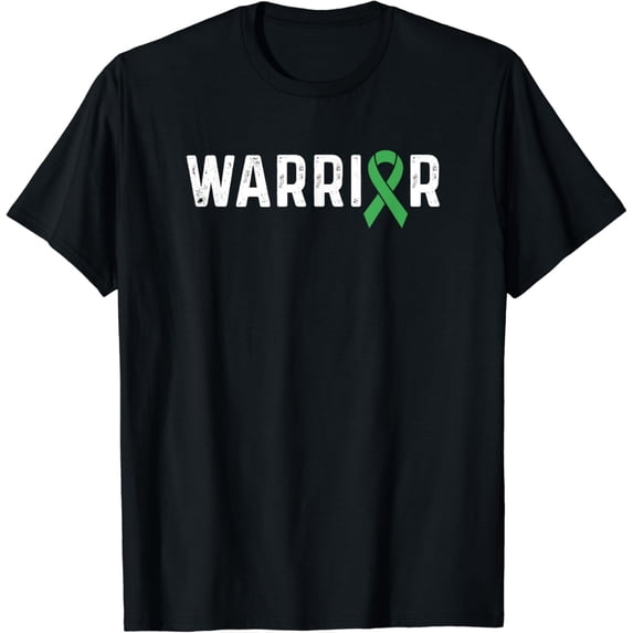 Traumatic Brain Injury Awareness Green Ribbon TBI Warrior T-Shirt