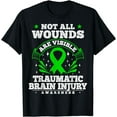 thumbnail image 1 of Traumatic Brain Injury Survivor - TBI Awareness Ribbon T-Shirt, 1 of 4