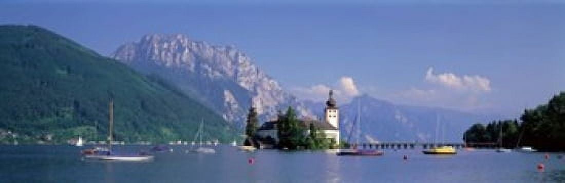 Traunsee Lake Gmunden Austria Canvas Art - Panoramic Images (18 x 6)
