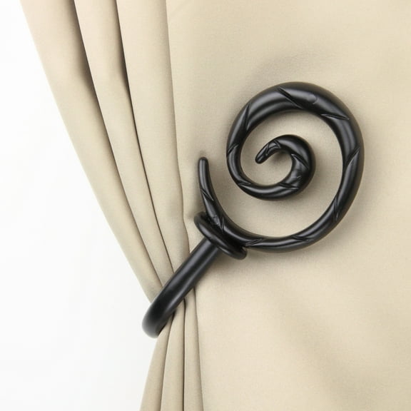 Traute Decorative Holdback Pair - Black,(4827-032)