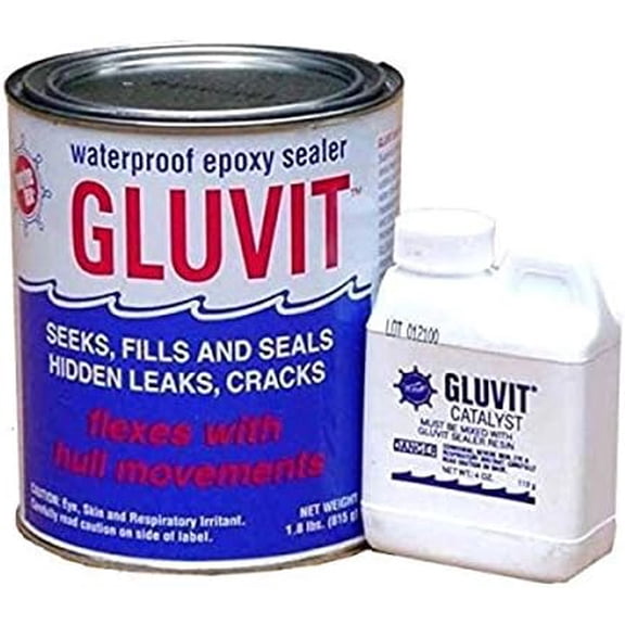 Travaco RM330K Marine-Tex Gluvit Waterproof Epoxy Sealer - 2 lbs.$$Watercraft