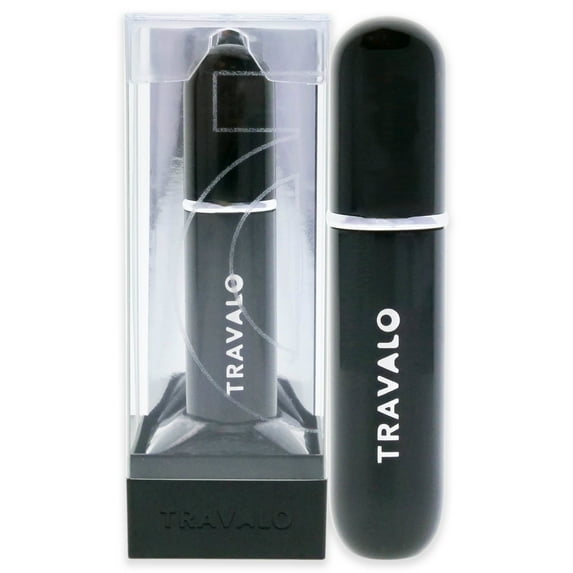 Travalo Classic Perfume Atomizer - Black, 0.17 oz Refillable Spray (Empty)
