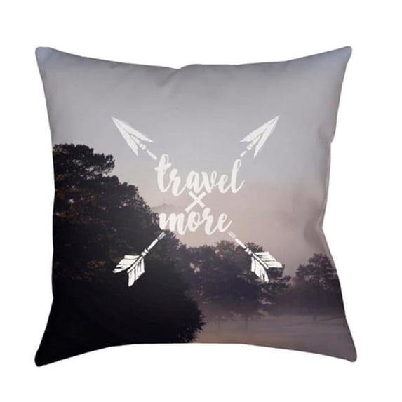 Travel 20 x 20 x 4 Throw Pillow