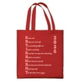 thumbnail image 1 of Travel Accessories For Seniors Retirement Poem 2026 Red Canvas Tote Bag, 1 of 4