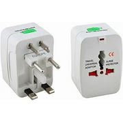 Travel Adapter, Universal All-in-one Worldwide International Travel Plug Converter-USA EU AUS/NZ UK Europe Asia and Works on All Country