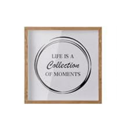 Travel Adventure Keepsake Shadow Box Frame - Stylish Memory Display Present!