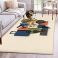 thumbnail image 1 of Travel Adventure Kitchen Runner Rug 2.7x5 Washable Runners for Hallway Non Slip Modern Maps Luggage Hot Balloons Large Area Rug Indoor Floor Carpet for Bathroom Laundry Entryway Bedroom Living Room, 1 of 8