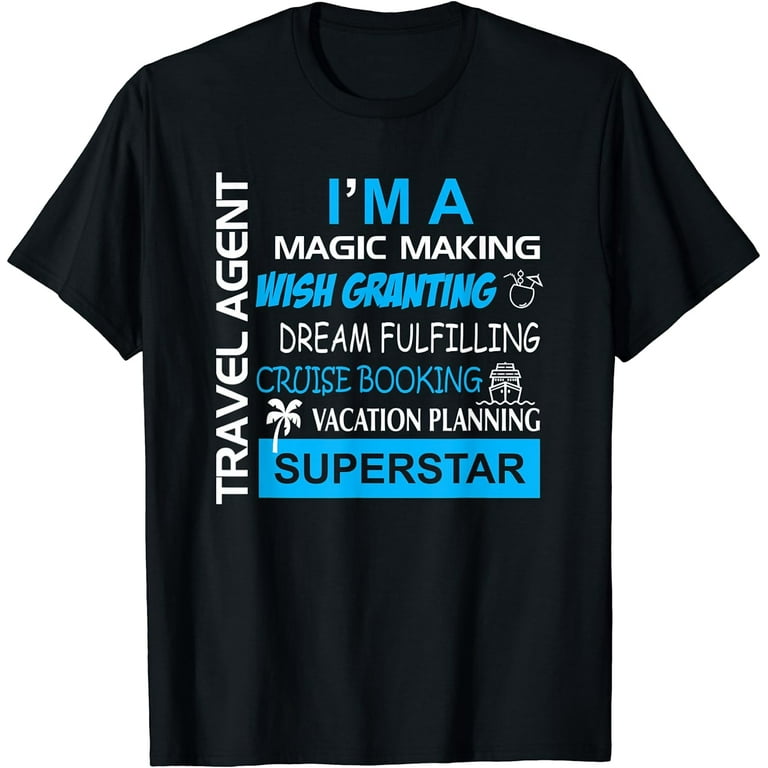 Travel Agent Magic Dream Cruise Vacation Superstar Shirt Travel Agent Magic Dream Cruise Vacation Superstar Shirt