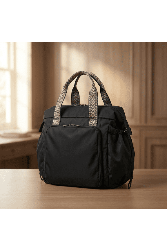 Travel Architecture Bag, 15 Pocket Waterproof Nylon Tote, RFID Blocking Convertible Backpack for Airline Commuters