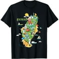 thumbnail image 1 of Travel Around Asia Taiwan Taipei Family Vacation Souvenir T-ShirtMen and women, Black T-shirt, size: Extra large, 1 of 4